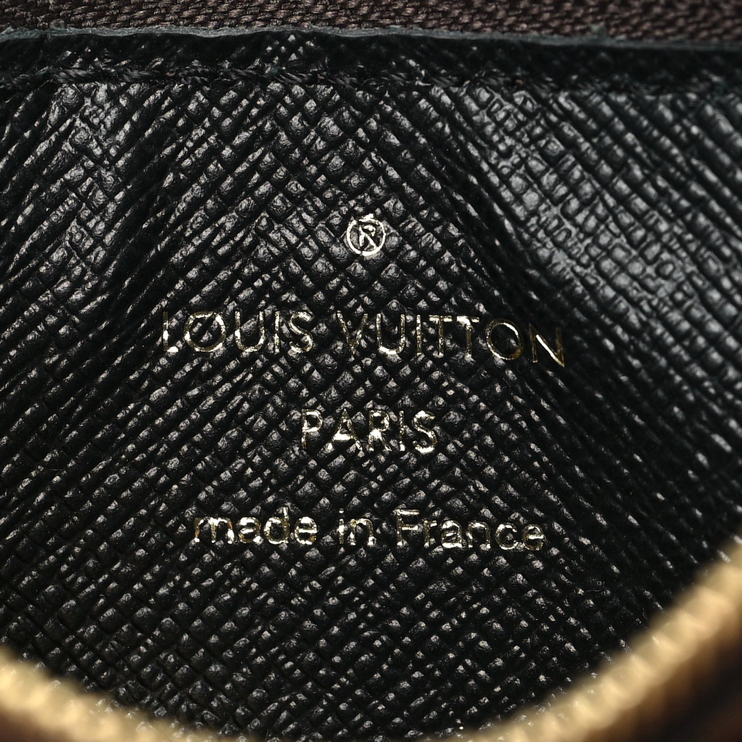 Monogram Recto Verso Card Holder Black