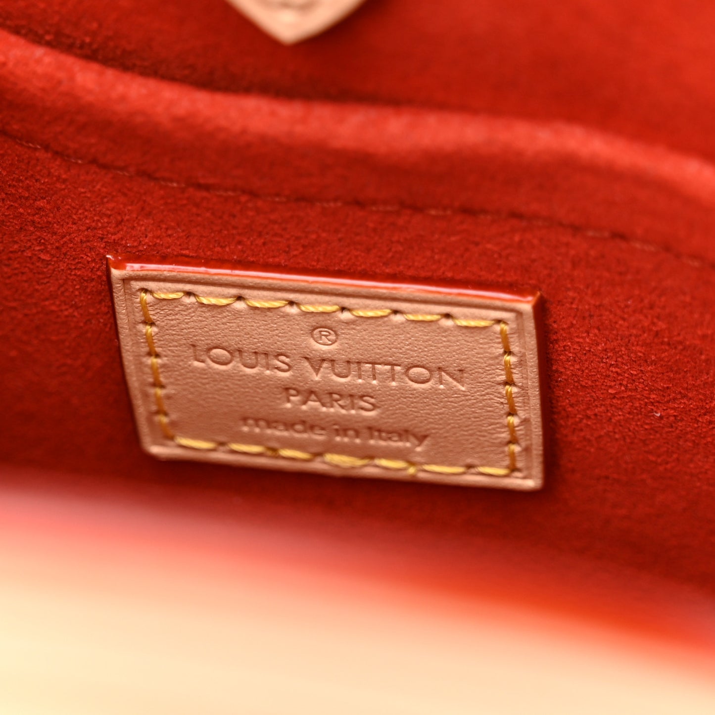 Name Tag XL Clutch Beige