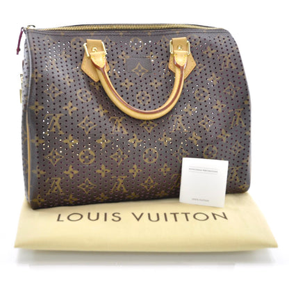 Louis Vuitton Monogram Perforated Speedy 30 Fuchsia 3 of 9