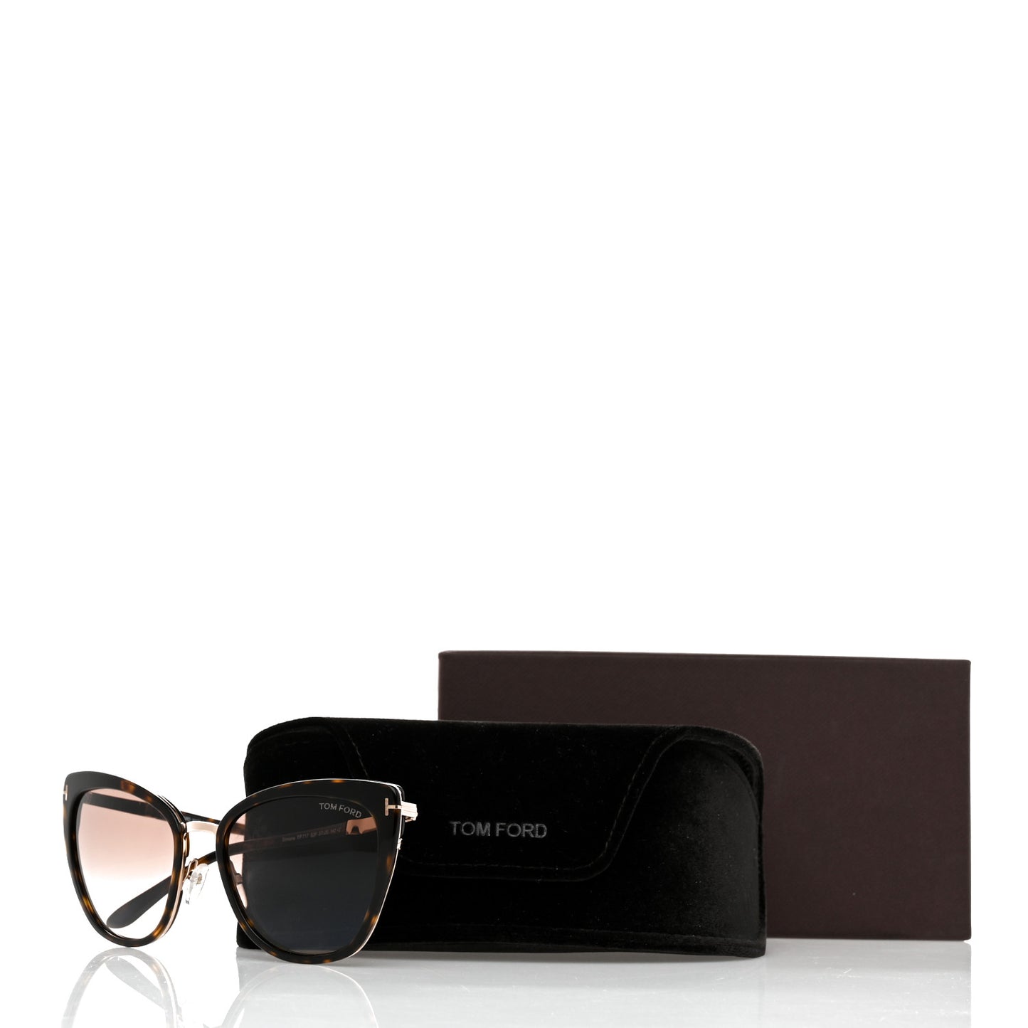 Acetate Simona TF717 Sunglasses Tortoise