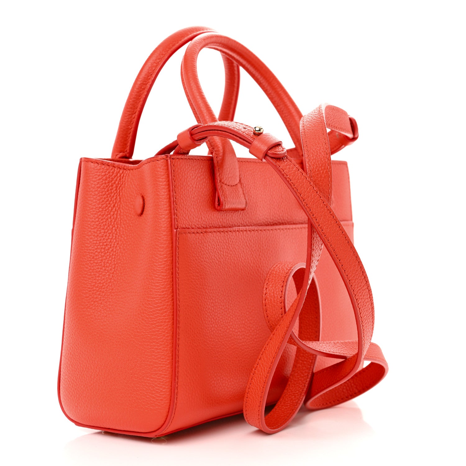Chanel Grained Calfskin Mini Neo Executive Shopper Tote Red 3 of 12