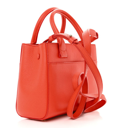 Chanel Grained Calfskin Mini Neo Executive Shopper Tote Red 3 of 12