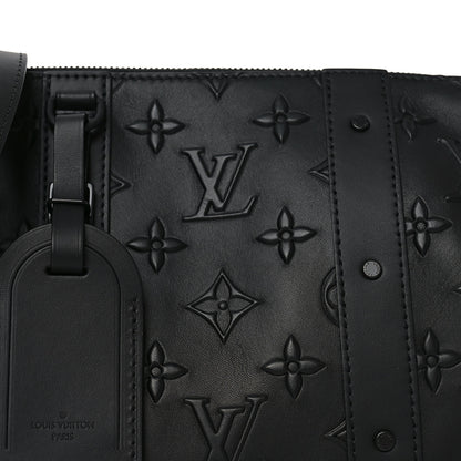 Louis Vuitton Monogram Seal City Keepall Black 6 of 8