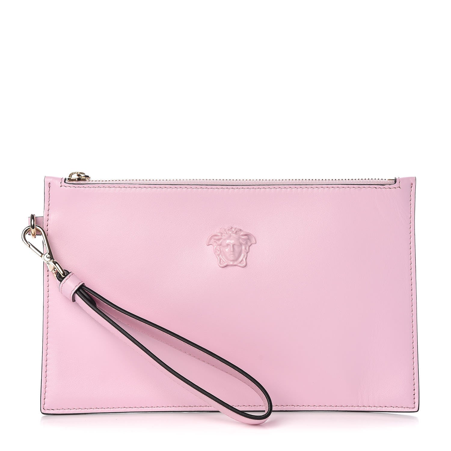 Versace Vitello Medusa Head Pochette Power Pink 1 of 6