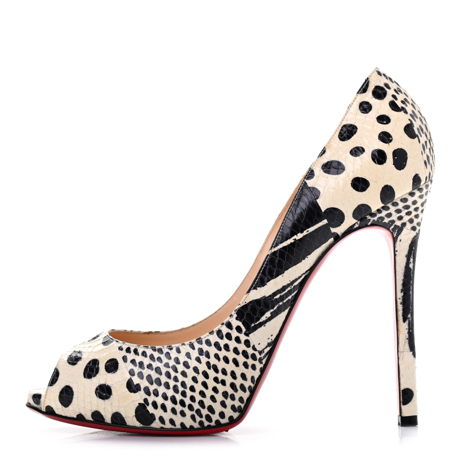 Christian Louboutin Snakeskin Watersnake Printed Nappa Pumps 40 1 of 9