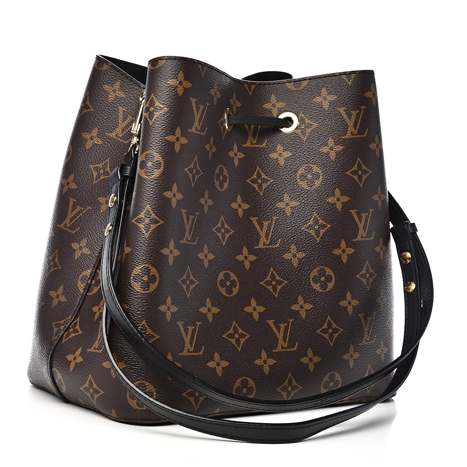 Louis Vuitton Monogram Neonoe MM Black 3 of 16