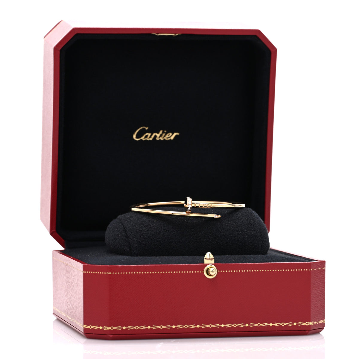 18K Yellow Gold Diamond Small Juste Un Clou Bracelet 16
