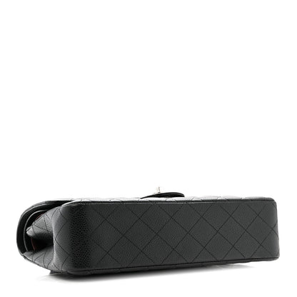Chanel Caviar Quilted Medium Double Flap Black 4 of 16