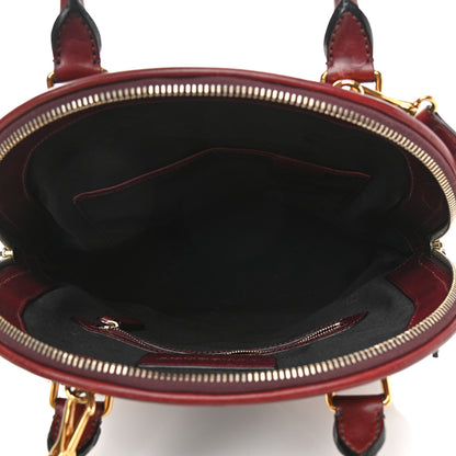 Burberry Prorsum Handpainted Tapestry Bloomsbury Burgundy 5 of 13