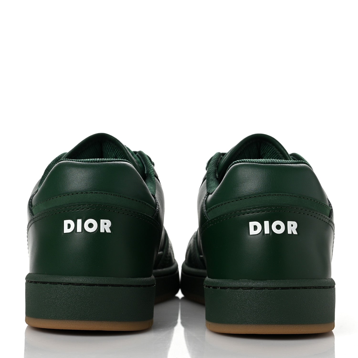 Christian Dior Smooth Calfskin Oblique Galaxy Mens B27 Low Top Sneakers 42 Green Beige 5 of 9