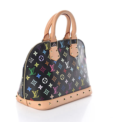 Louis Vuitton Monogram Multicolor Alma Black 3 of 8
