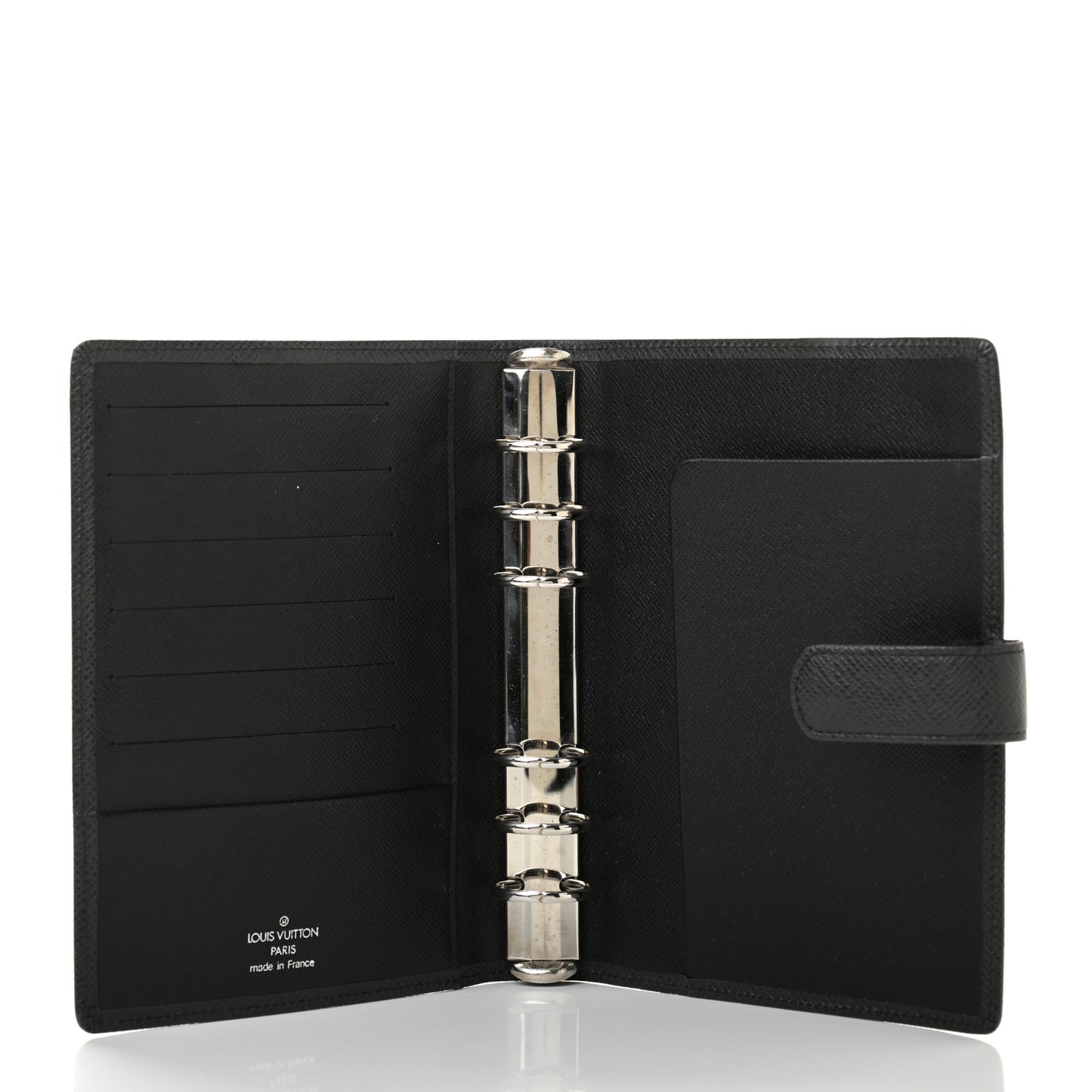 Taiga Medium Ring Agenda Cover Ardoise