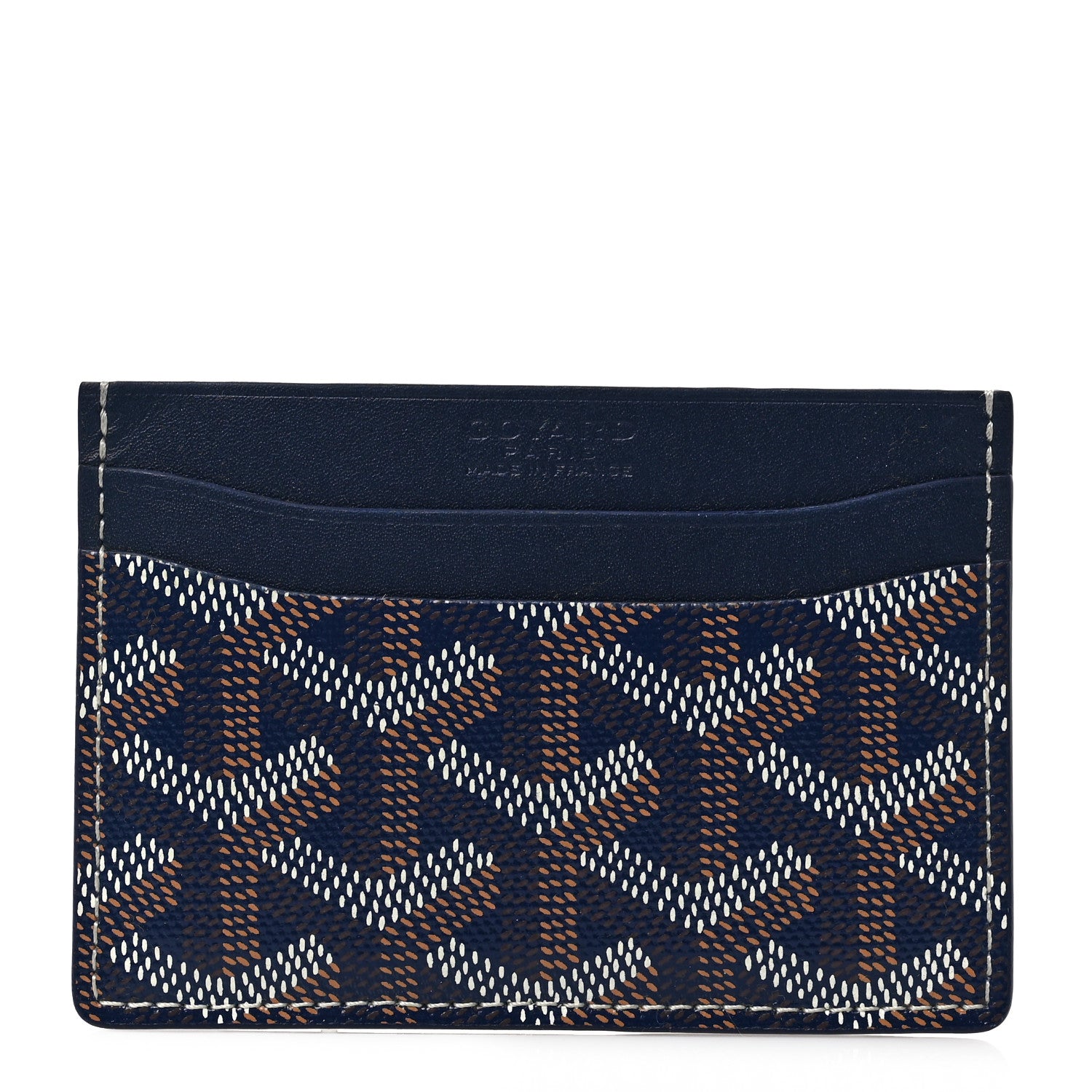 Goyard Goyardine Saint Sulpice Card Holder Navy 1 of 6