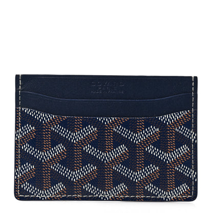 Goyard Goyardine Saint Sulpice Card Holder Navy 1 of 6