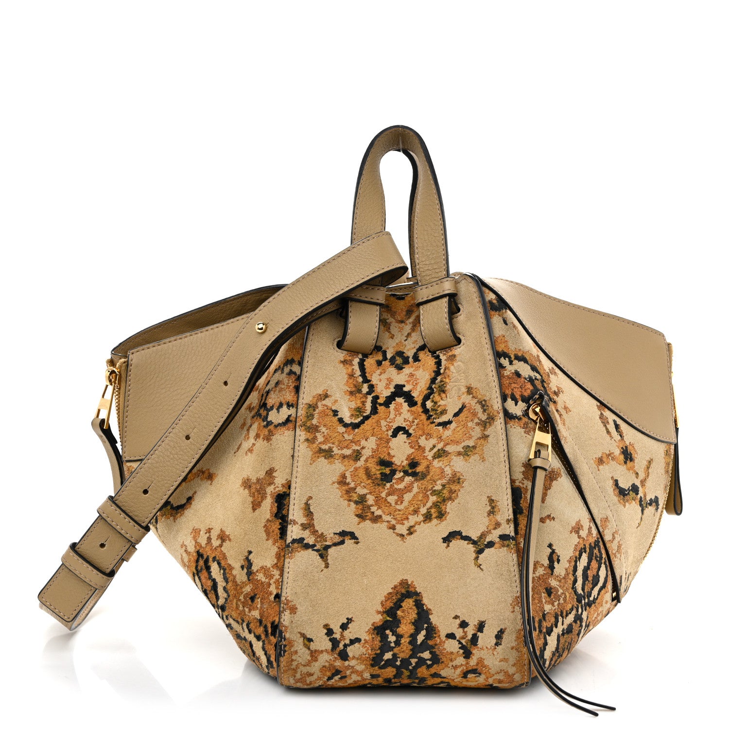 Loewe Suede Tapestry Small Hammock Shoulder Bag Multicolor 1 of 10