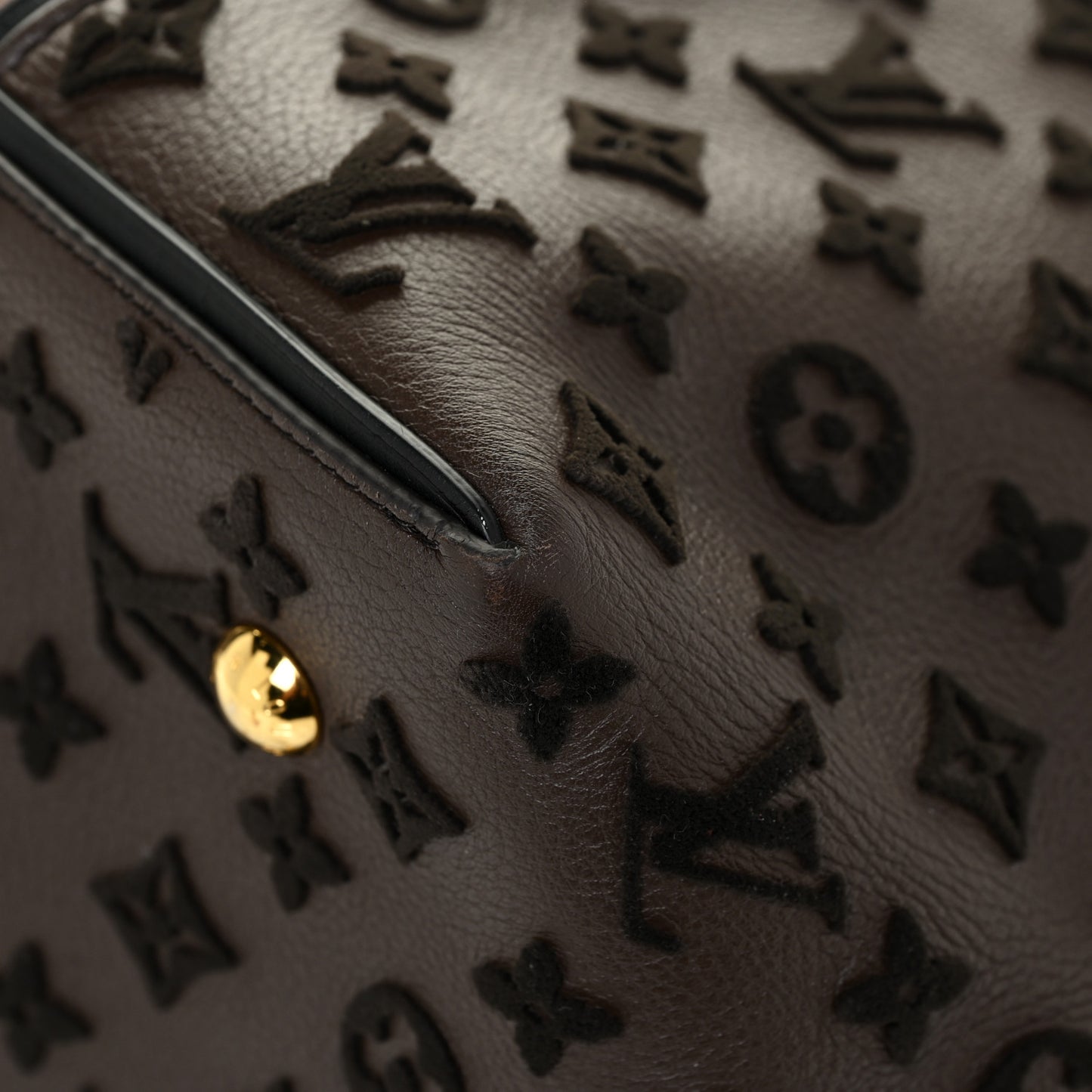 Cuir Orfevre Veau Cachemire Tote W GM Gris