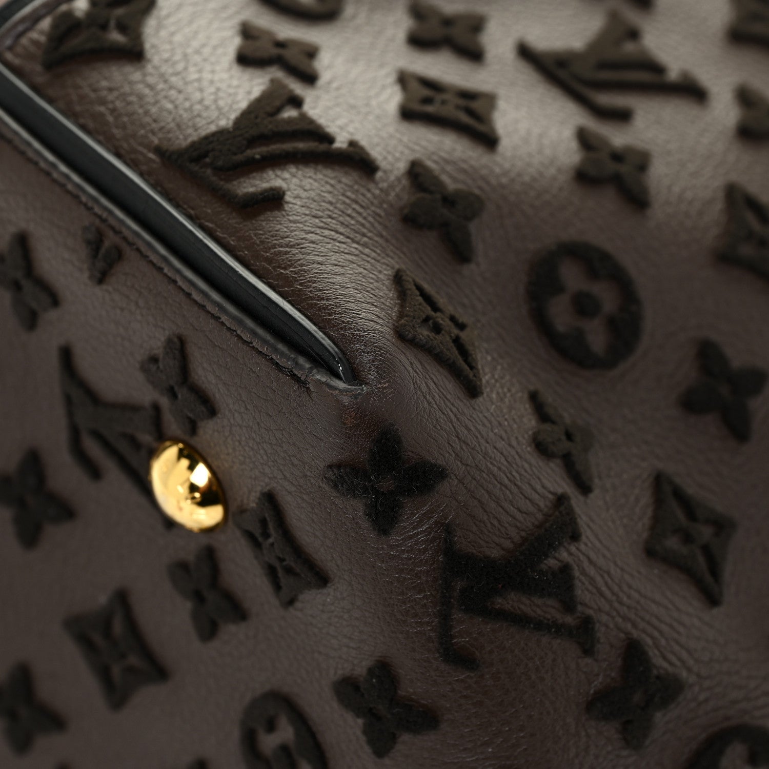 Louis Vuitton Cuir Orfevre Veau Cachemire Tote W GM Gris 13 of 17