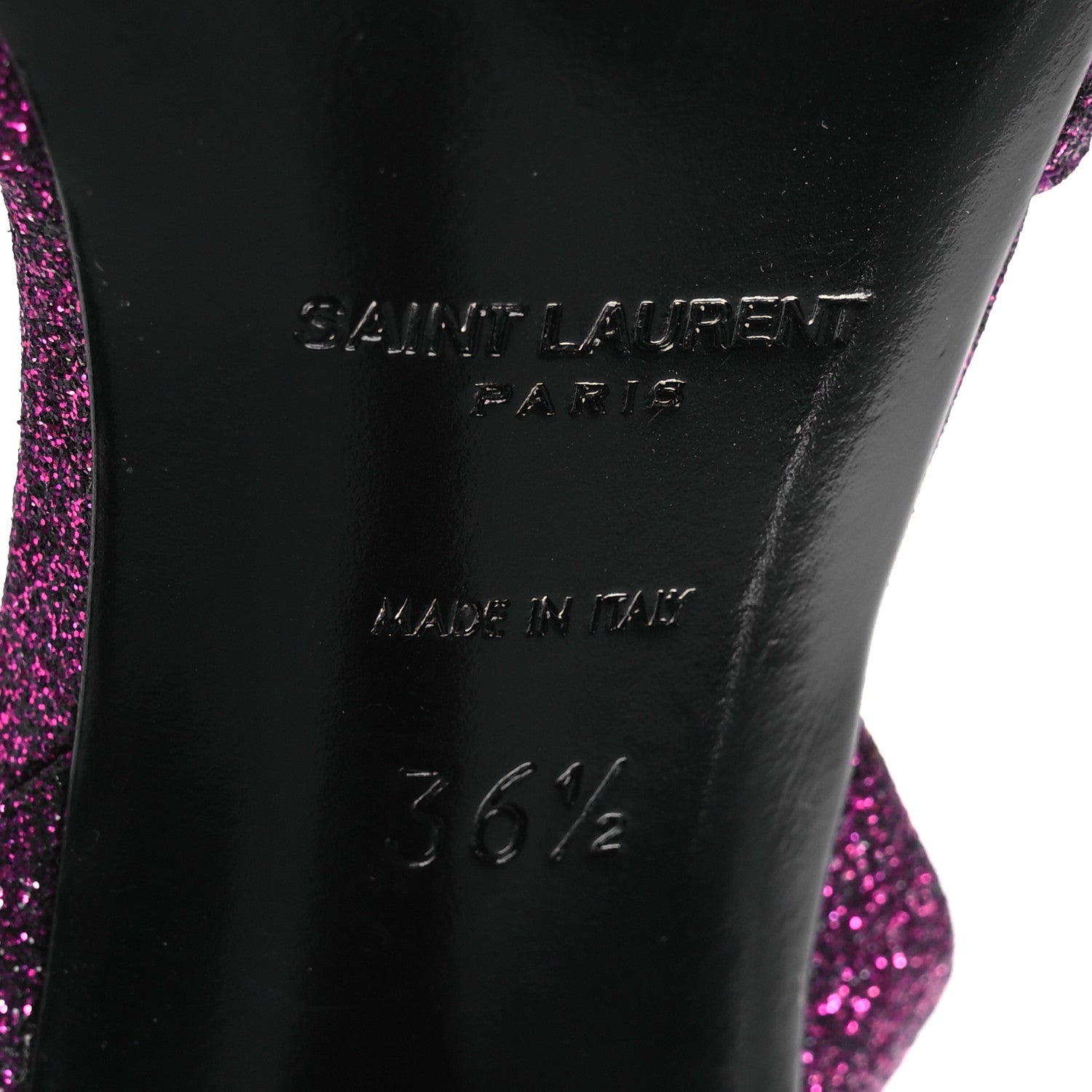 Saint Laurent Bright Hasar Kiki 100 Ankle Strap Sandals 36.5 Fucxia 8 of 13