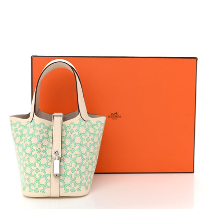 Hermes Swift Micro Lucky Daisy Picotin Lock Nata Vert 11 of 11