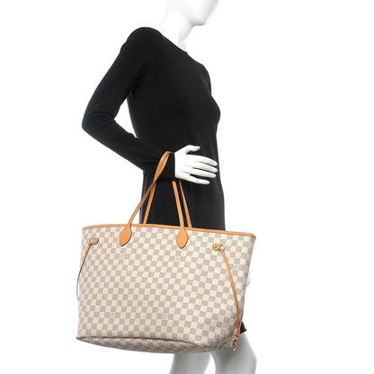 Louis Vuitton Damier Azur Neo Neverfull GM Rose Ballerine 2 of 24