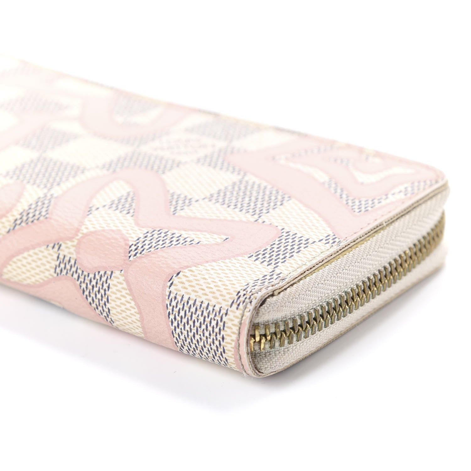 Louis Vuitton Damier Azur Tahitienne Clemence Wallet 7 of 9