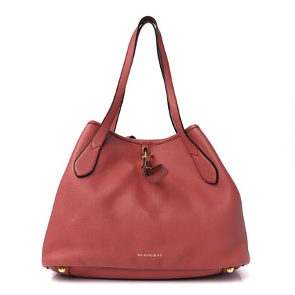 Burberry Grainy Calfskin Medium Honeybrook Tote Pink 3 of 13