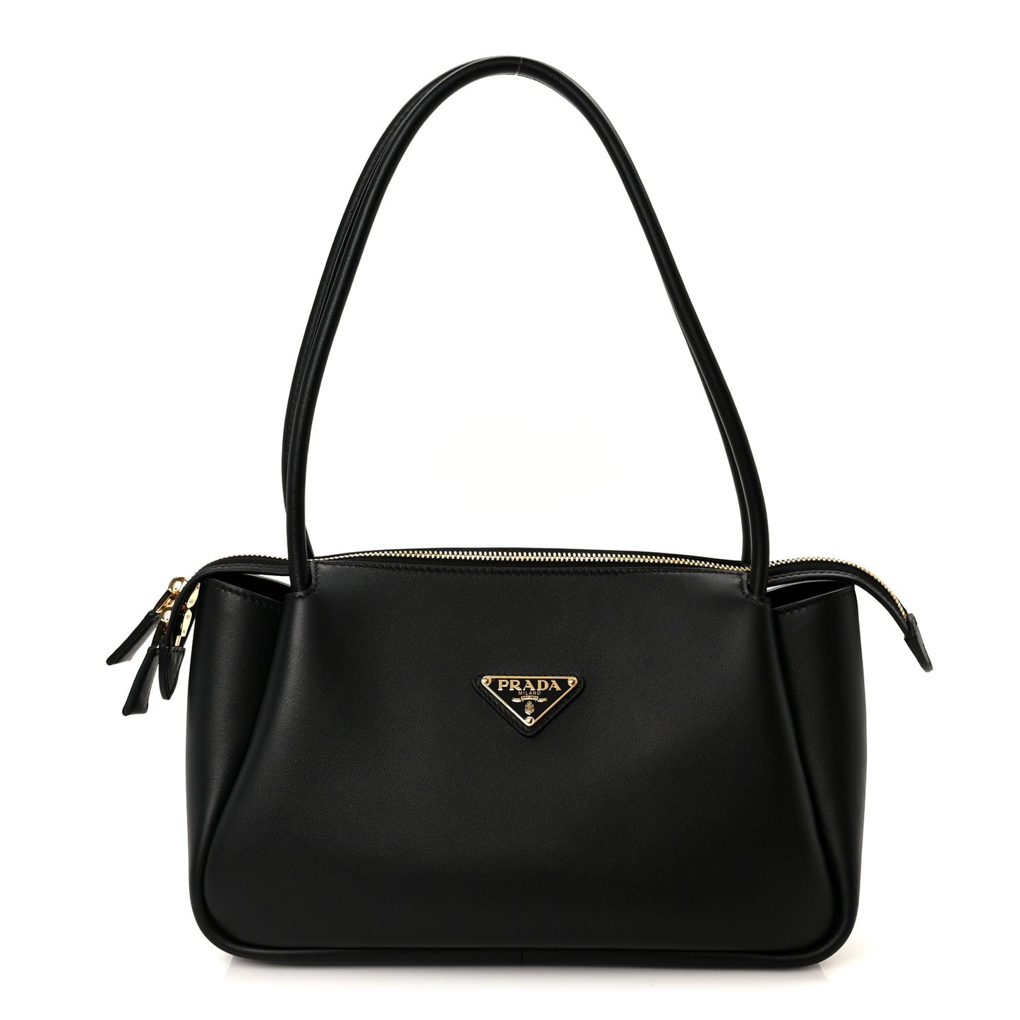 Soft Calfskin Medium Darling Shoulder Bag Black