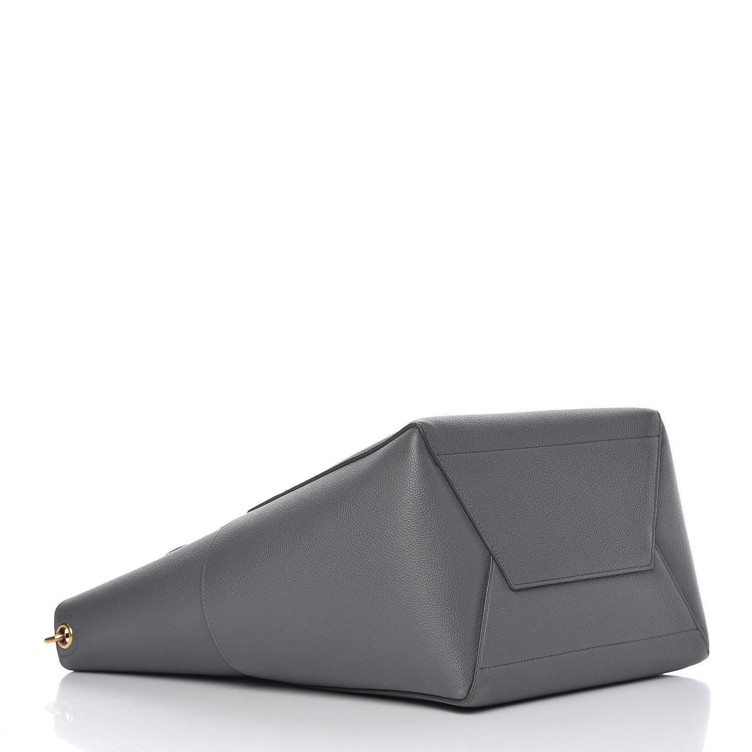 Celine Soft Grained Calfskin Sangle Bucket Bag Kohl 4 of 11