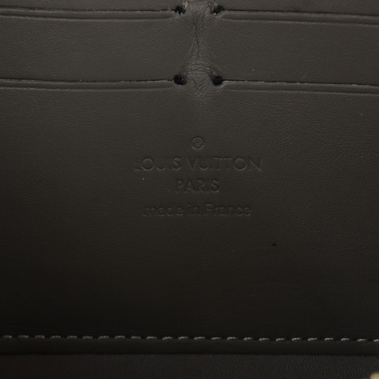 Louis Vuitton Vernis Zippy Wallet Gris Art Deco 6 of 10