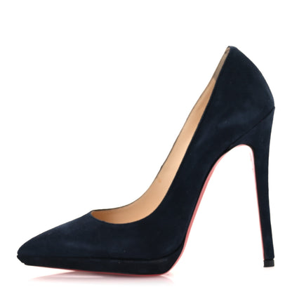 Christian Louboutin Suede So Kate 120 37 Pumps 37 Navy 1 of 14