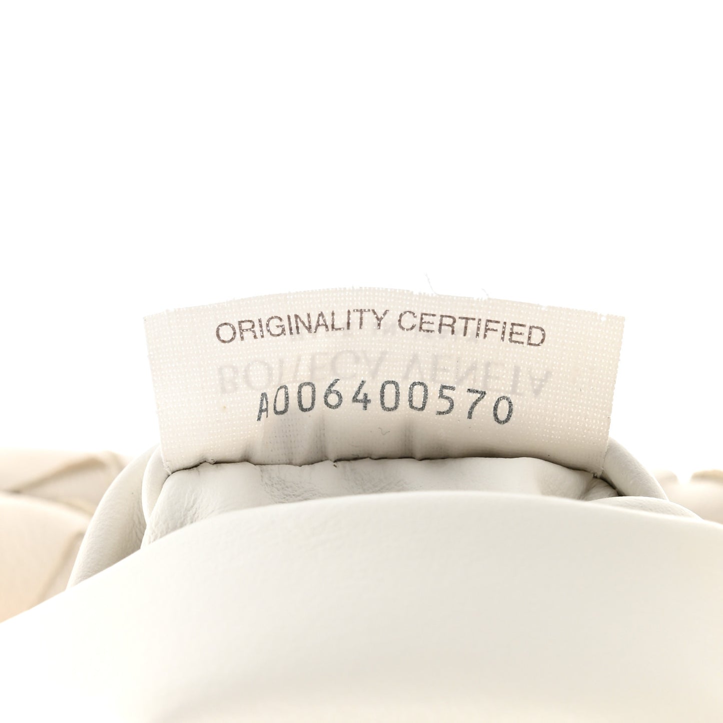 Nappa Intrecciato Small Gemelli White