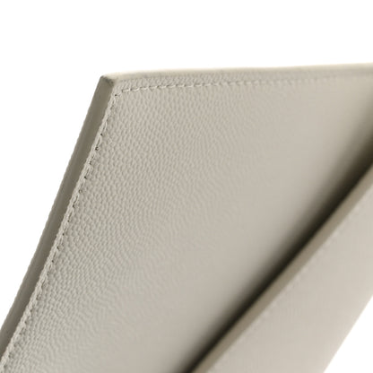 Saint Laurent Grain De Poudre Uptown Pouch Blanc Vintage 9 of 10