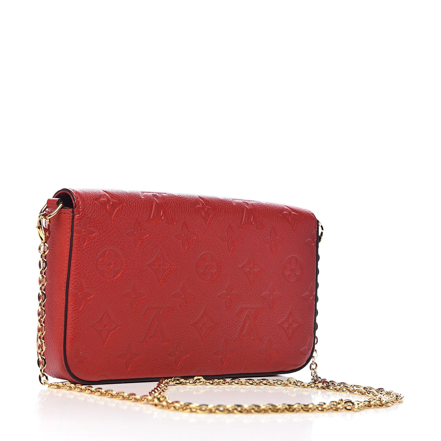 Empreinte Pochette Felicie Chain Wallet Cherry
