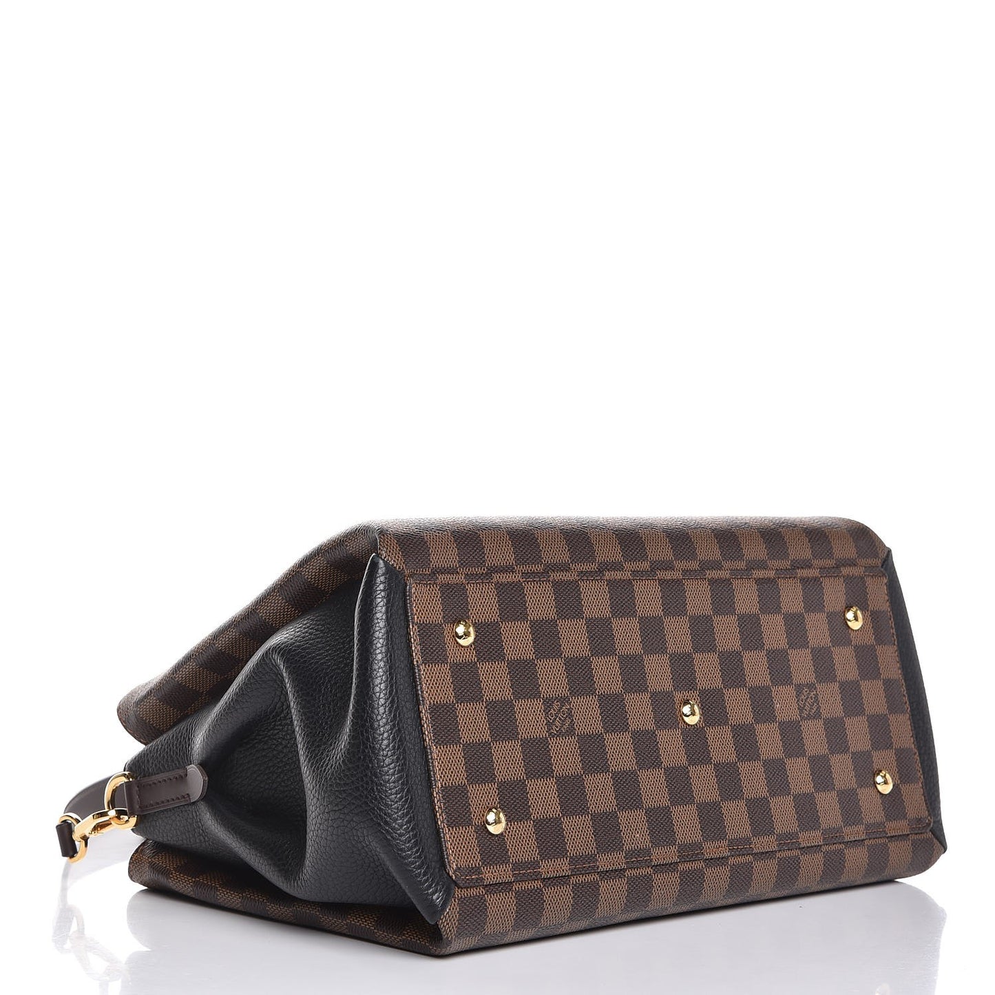 Cuir Taurillon Damier Ebene Normandy Black