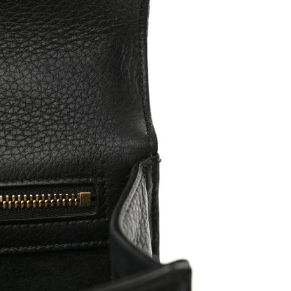 Christian Dior Grained Calfskin Small Diorama Flap Bag Black 13 of 13