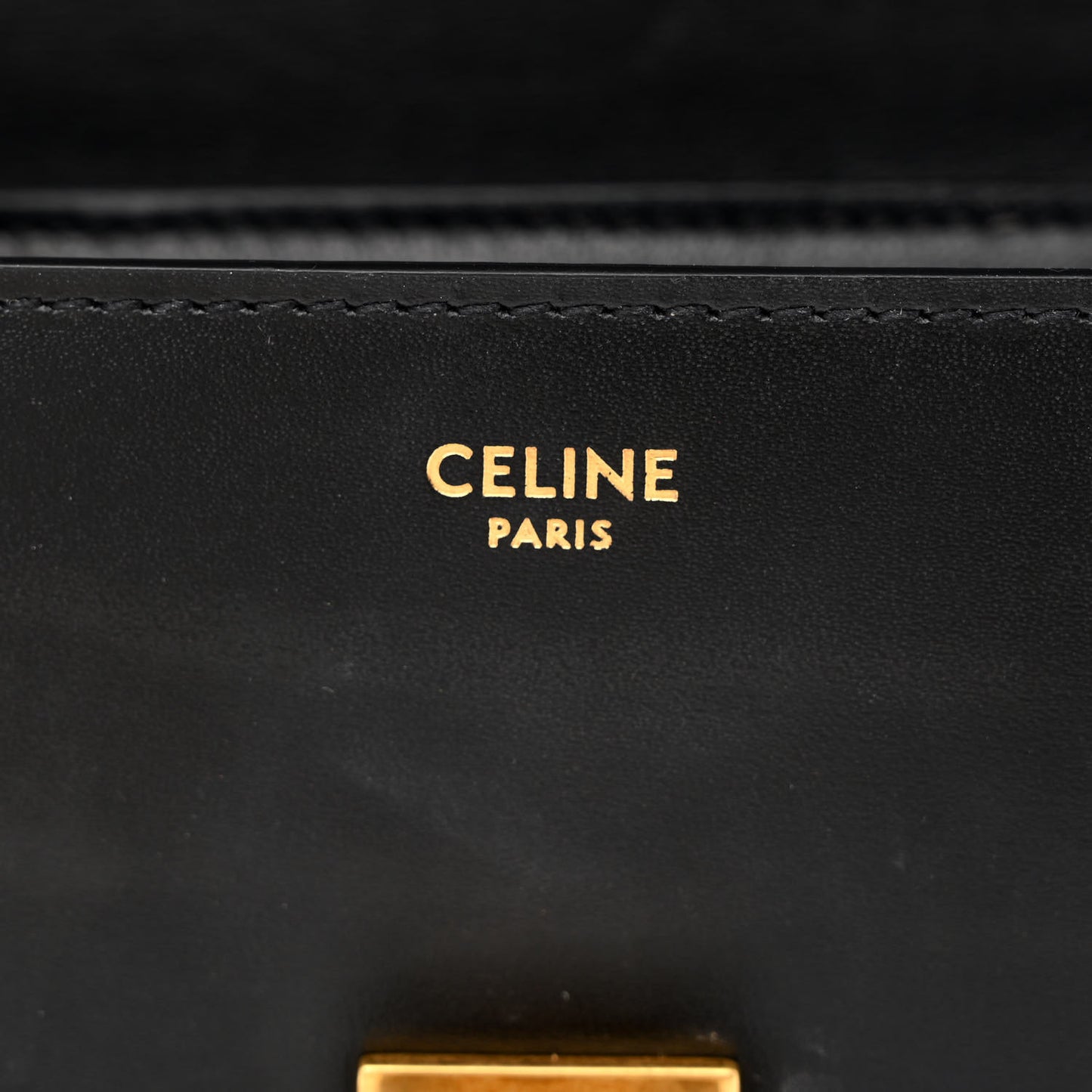 Box Calfskin Teen Classic Box Flap Bag Black