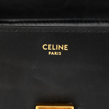 Celine Box Calfskin Teen Classic Box Flap Bag Black 5 of 13