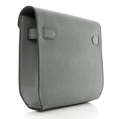 Hermes Epsom Kelly Depeches 25 Pouch Vert Amande 3 of 9