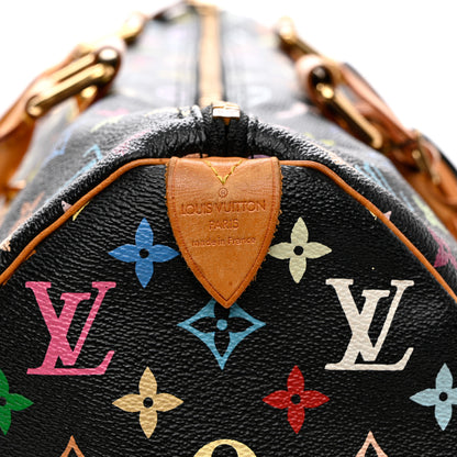 Louis Vuitton Monogram Multicolor Keepall 45 Black 6 of 20