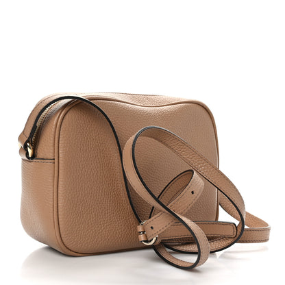 Gucci Pebbled Calfskin Small Soho Disco Bag Camelia 3 of 9