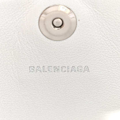 Balenciaga Grained Calfskin XS Hourglass East West Tote White 6 of 11