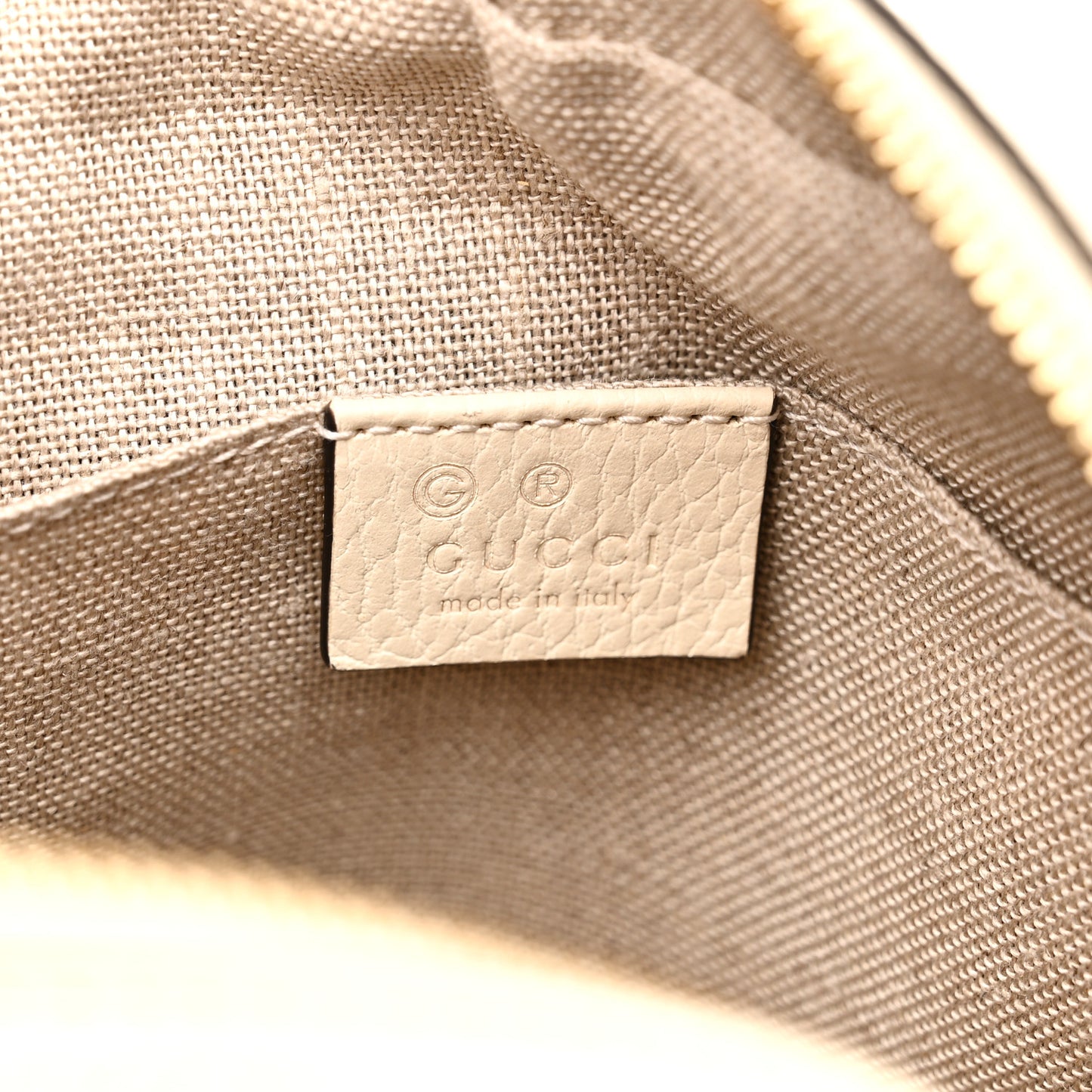 Monogram Dollar Calfskin Mini Bree Messenger Bag Beige Ebony Avoire