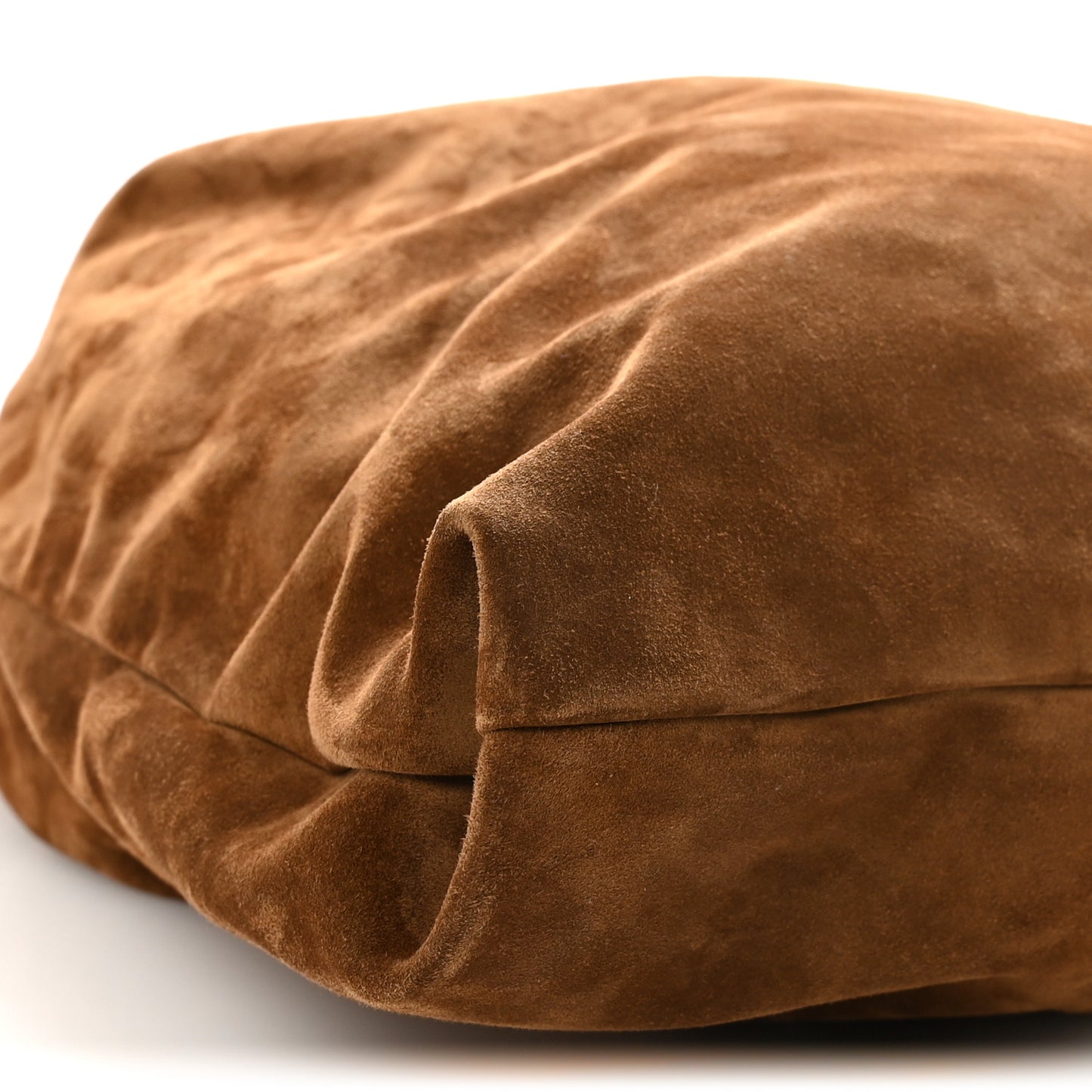 Suede Amalia Hobo Caramel Cognac
