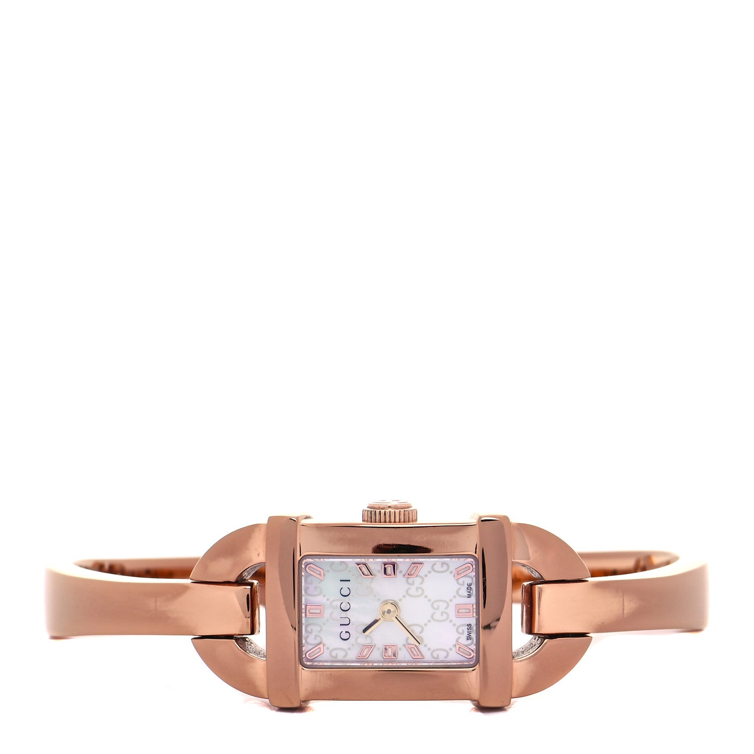 Gucci Stainless Steel Mother of Pearl 16mm 6800L Quartz Watch 2 of 5