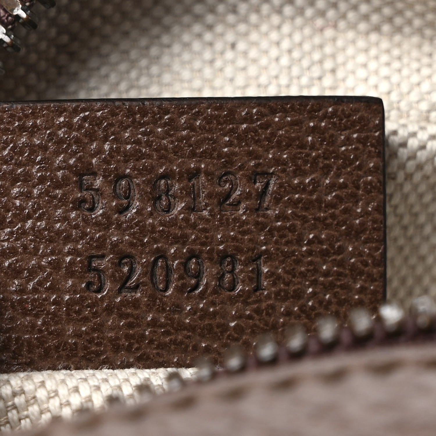 Gucci GG Supreme Monogram Web Mini Ophidia Messenger Brown 7 of 11