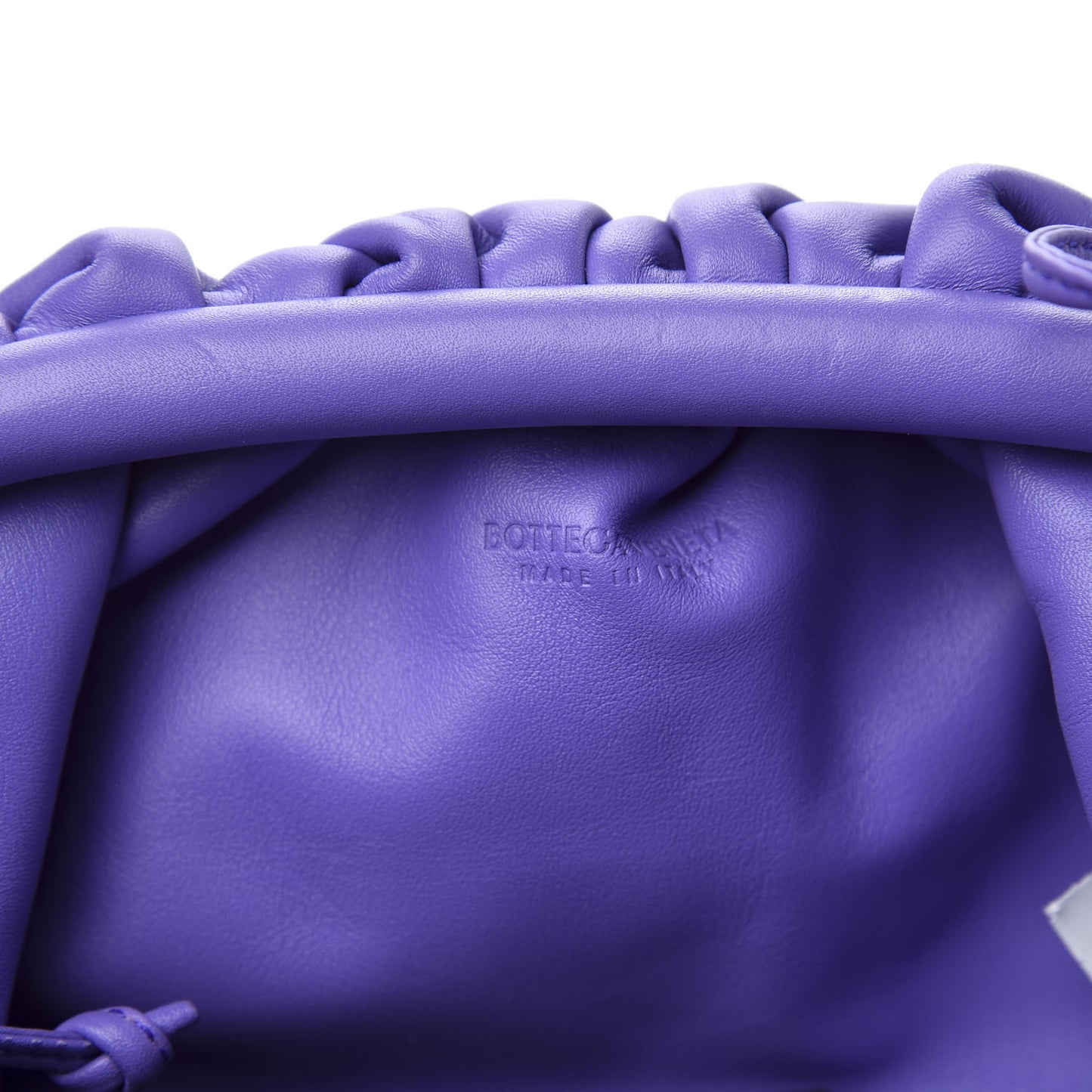 Butter Calfskin The Mini Pouch Purple