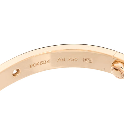 Cartier 18K Yellow Gold 4 Diamond LOVE Bracelet 16 4 of 6