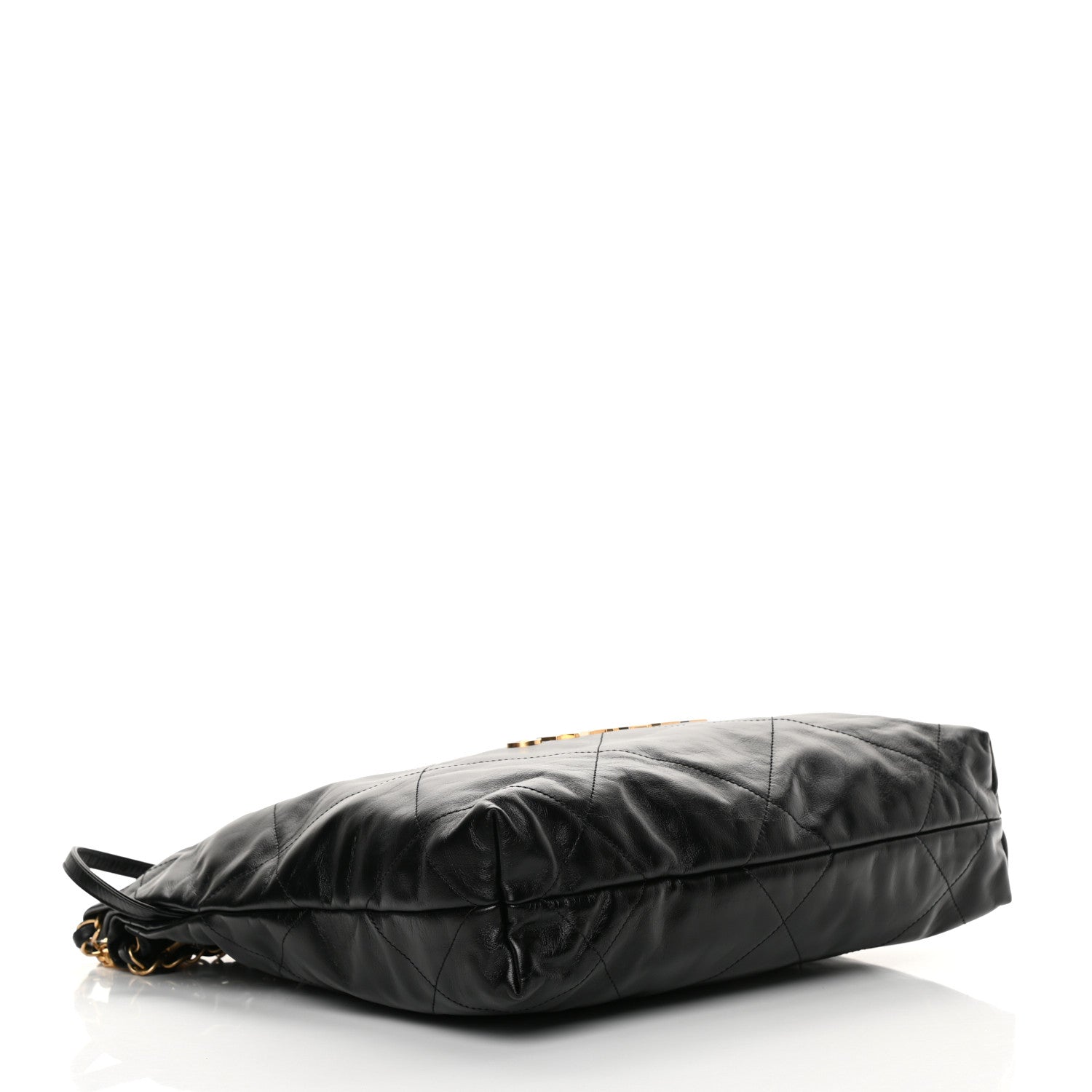 Chanel Shiny Calfskin Quilted Small Chanel 22 Black 5 of 11