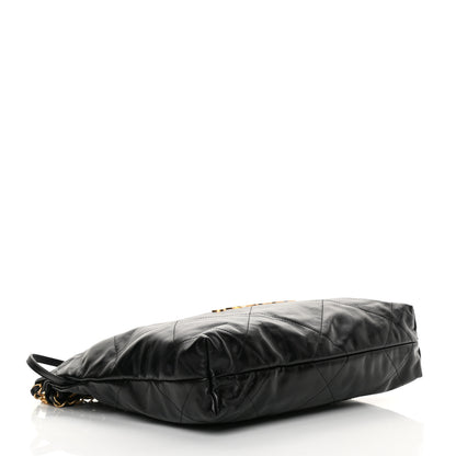 Chanel Shiny Calfskin Quilted Small Chanel 22 Black 5 of 11