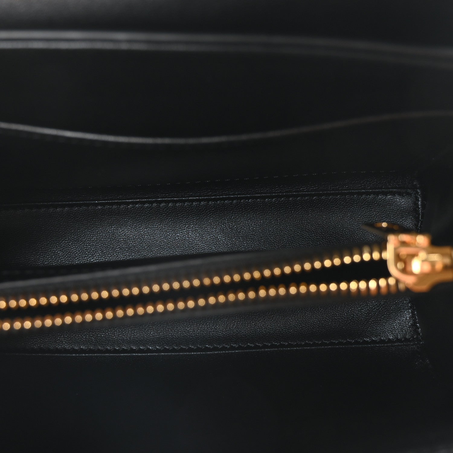 Celine Satinated Calfskin Mini 16 Top Handle Bag Black 5 of 10